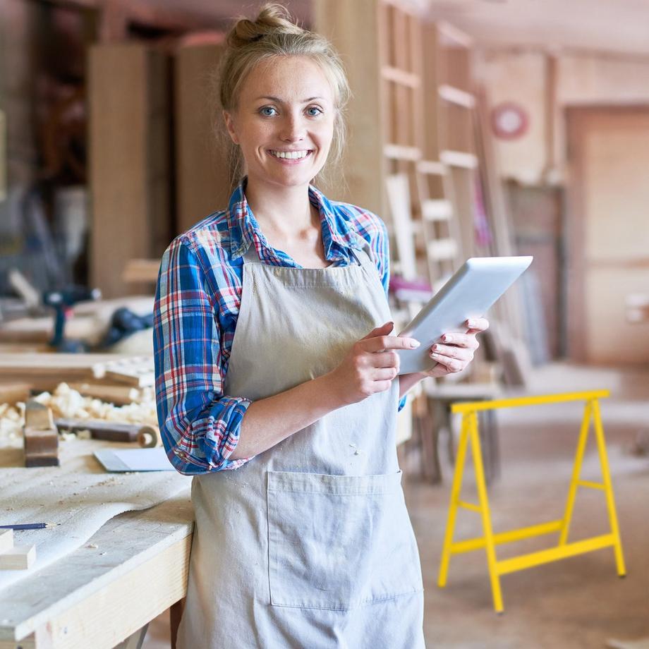 B2X Montageständer, 2 Stück, gelb  