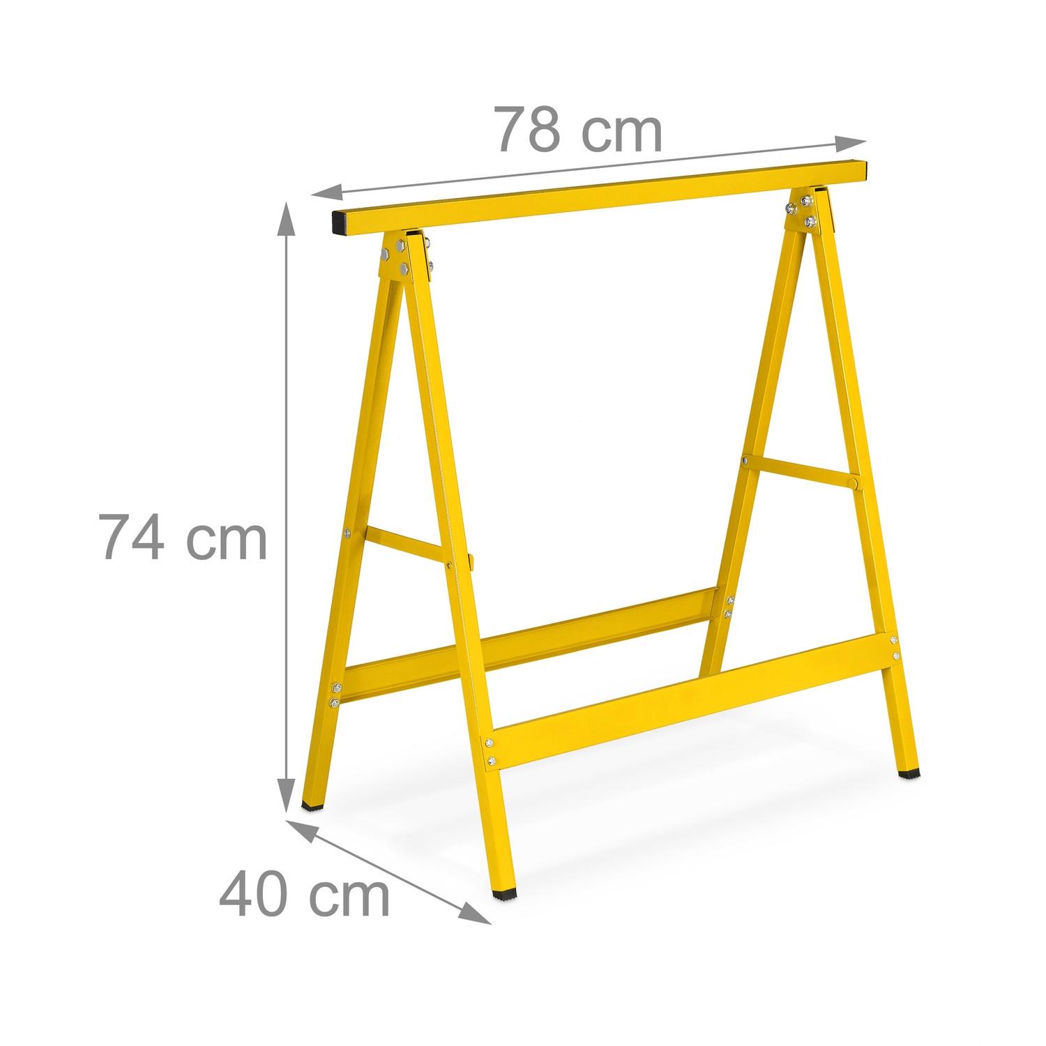 B2X Montageständer, 2 Stück, gelb  