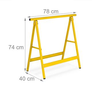 B2X Montageständer, 2 Stück, gelb  