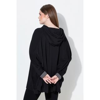 Ulla Popken Poncho Loungewear Oversize Cappuccio Maniche Lunghe  