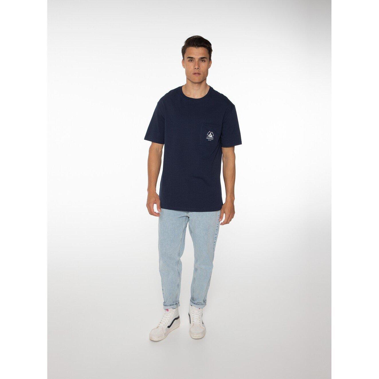 PROTEST Isiah T-Shirt Loose Fit con Tasca sul Petto  