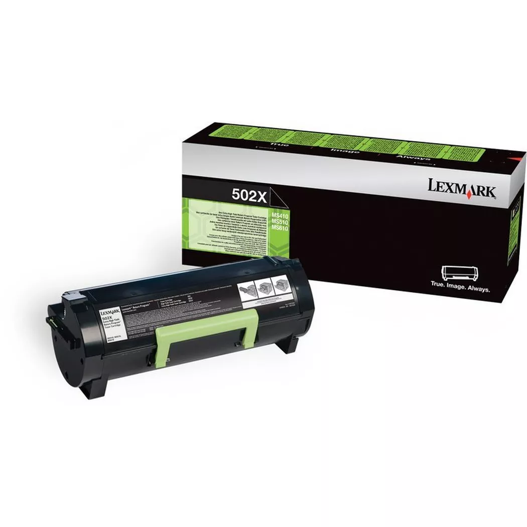 Lexmark – Toner-Modul return HY schwarz 50F2X00 MS410/610 10’000 Seiten, Schwarz, One Size