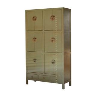 Tikamoon Armoire de rangement en pin Qing  