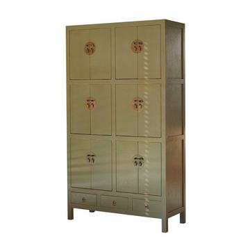 Armoire de rangement en pin Qing