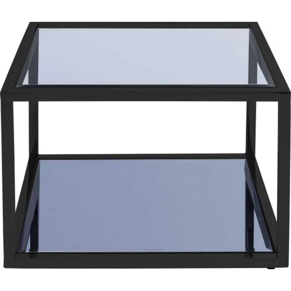 KARE Design Table d&#039;appoint Quadro noir 50x50  