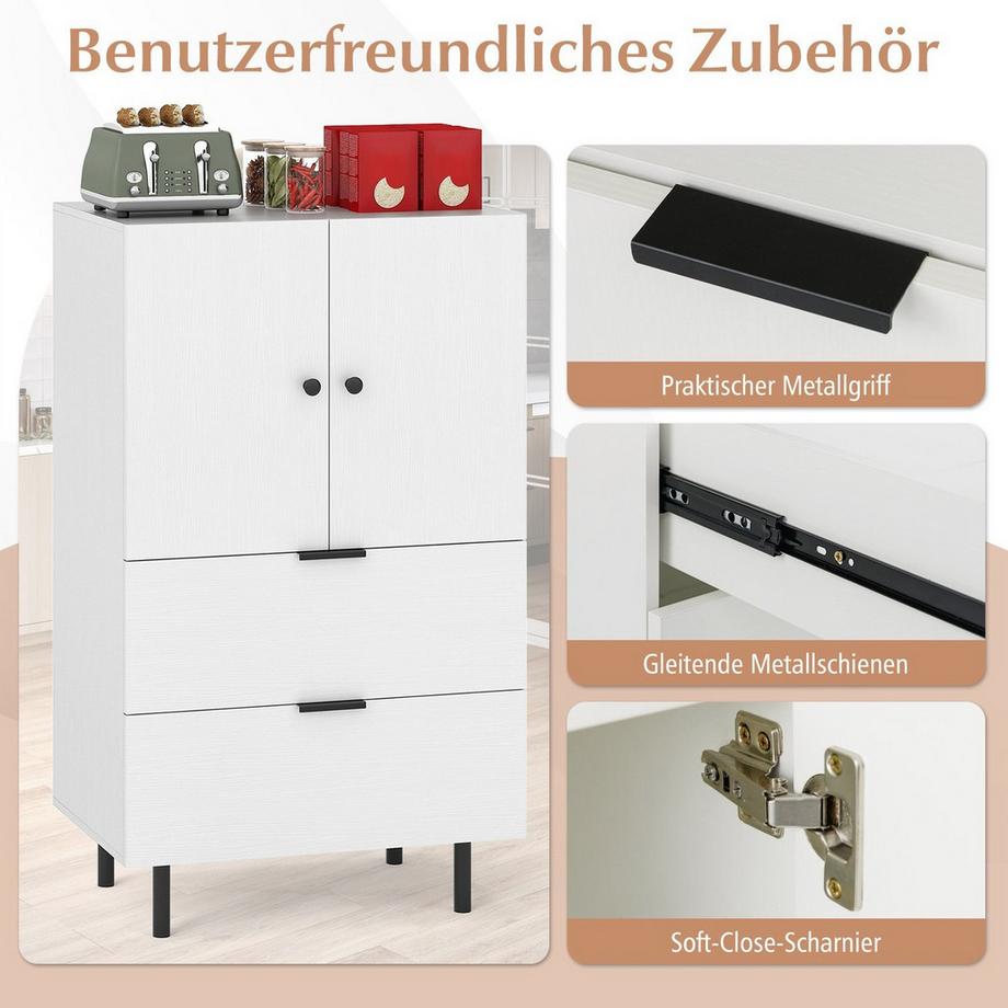 Northix Sideboard mit Schubladen und Türen  