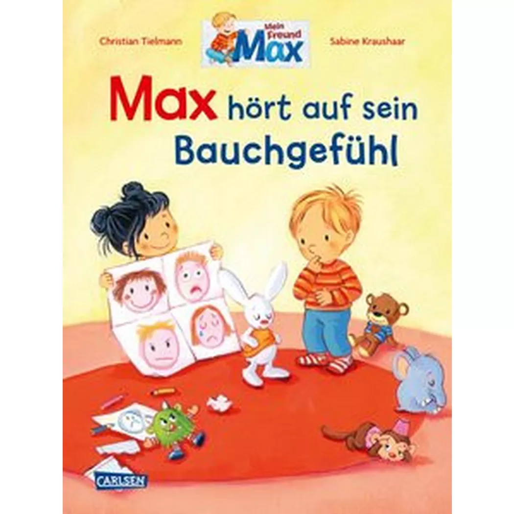 Carlsen - Max-Bilderbücher: Max hört auf sein Bauchgefühl, Tielmann, Christian/ Kraushaar, Sabine (Illustrationen), Multicolor