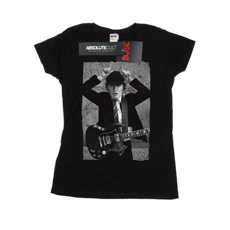 AC/DC  Tshirt ANGUS YOUNG DISTRESSED PHOTO 