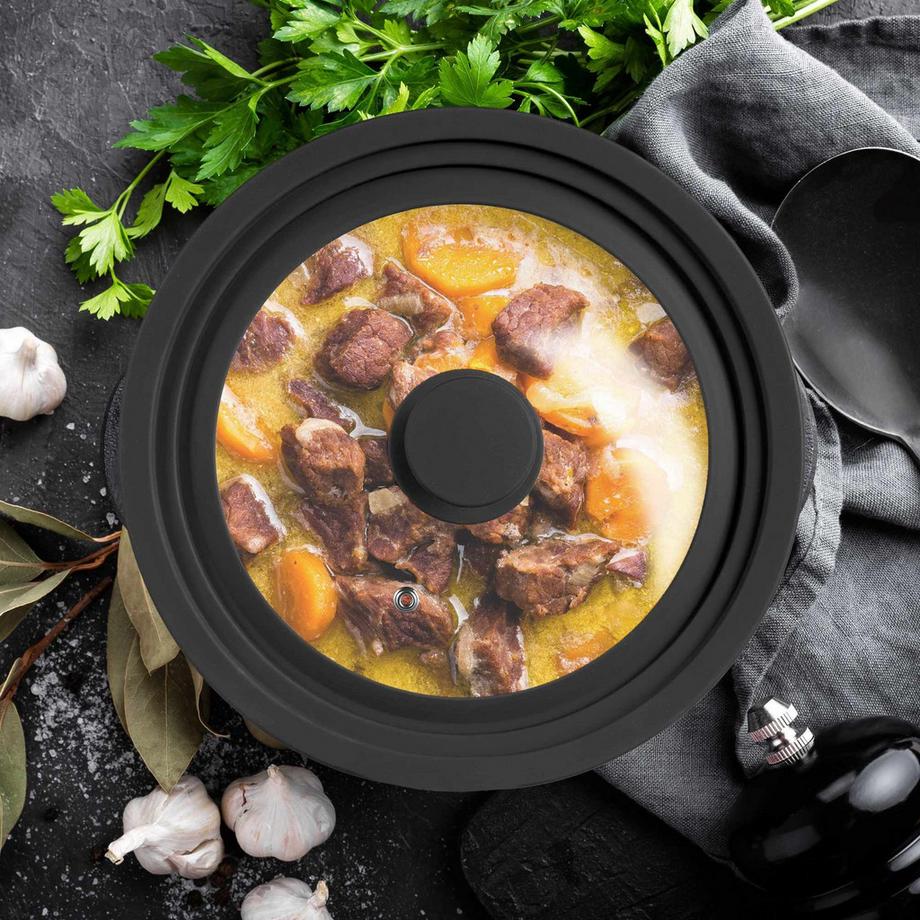 B2X  Couvercle de casserole universel 22-26 cm en silicone 