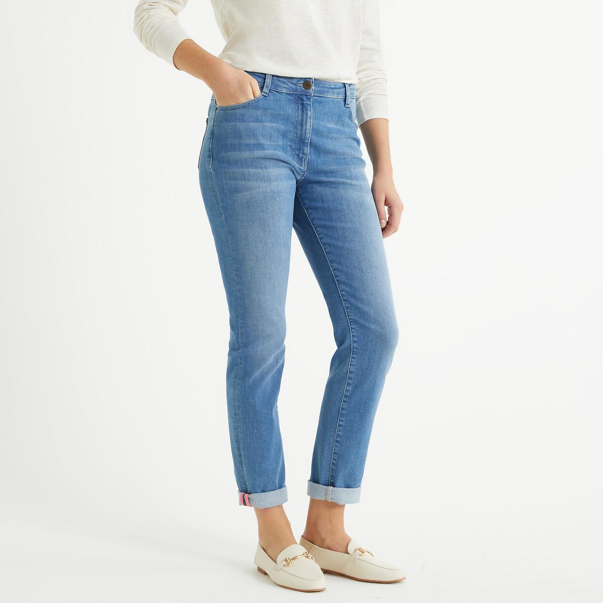 La Redoute Collections Jeans Regular Fit Straight Leg Denim Stretch  