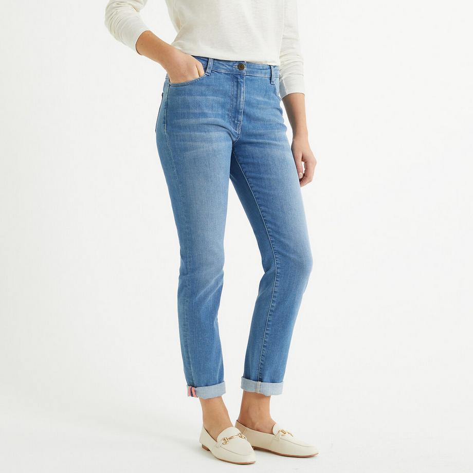 La Redoute Collections Jean Regular Fit Straight Leg Denim Stretch  
