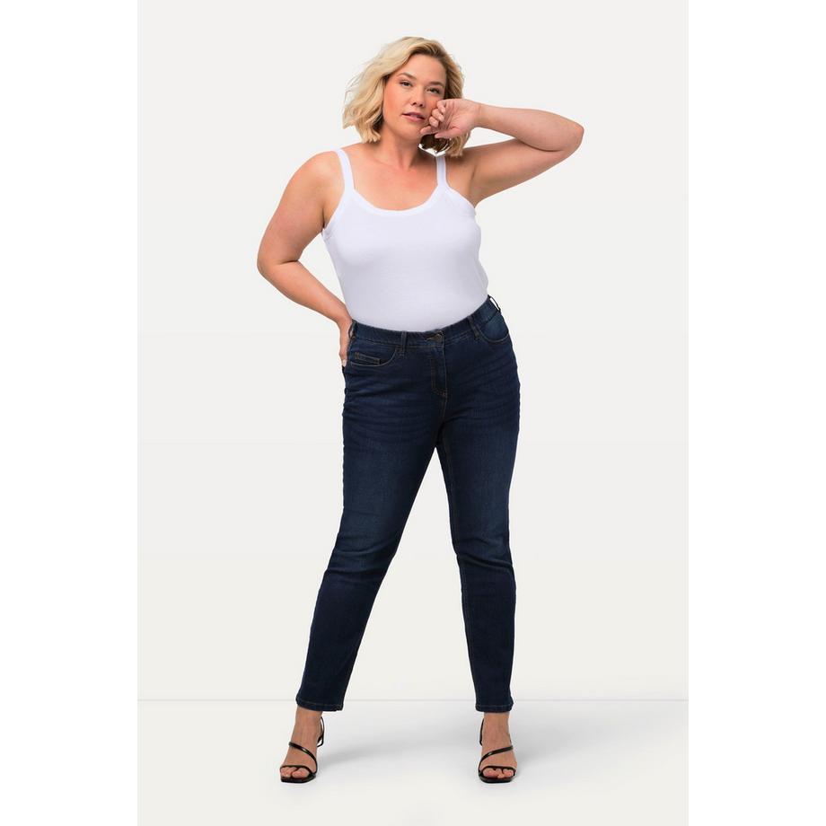 Ulla Popken Sammy Komfortbund schmale 5-Pocket Jeans  
