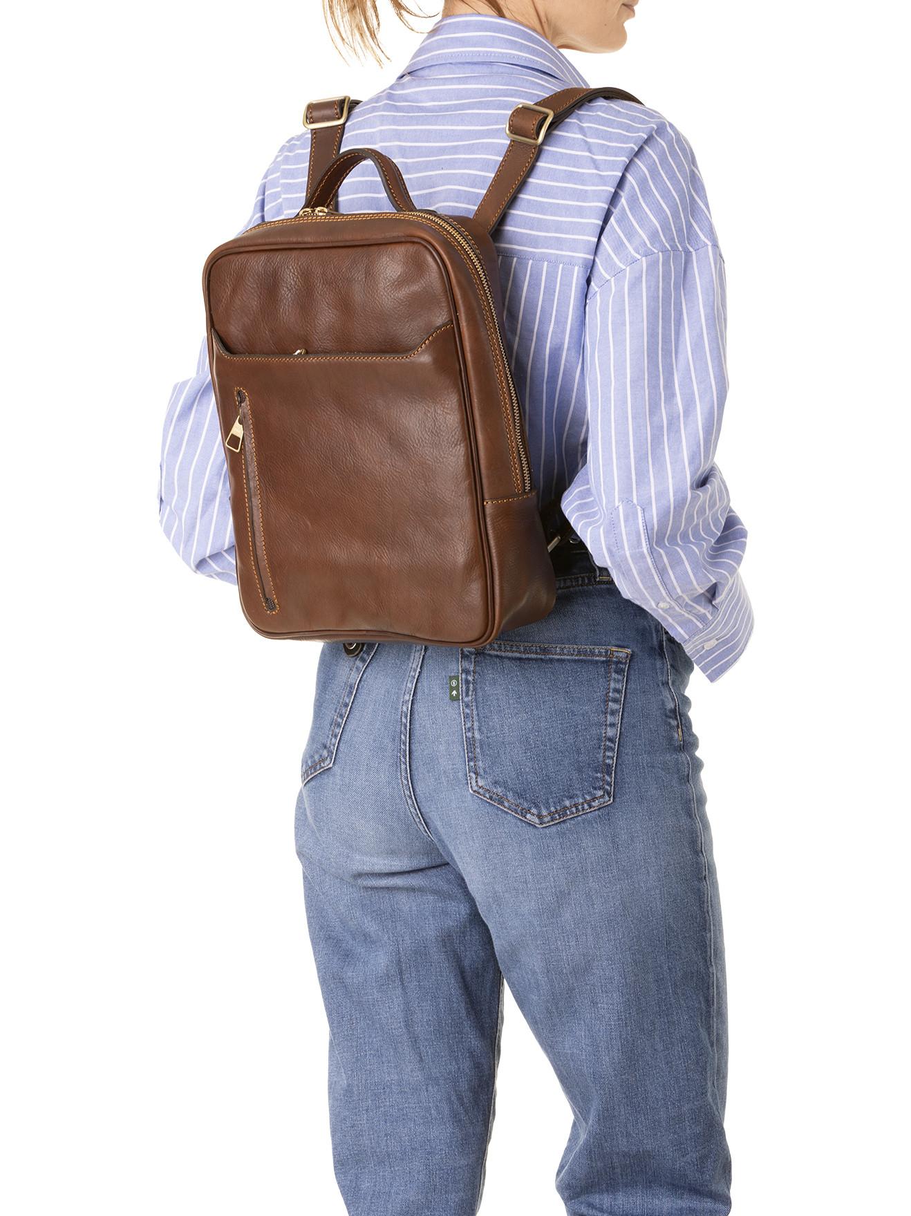 Viola Castellani Leder Rucksack  