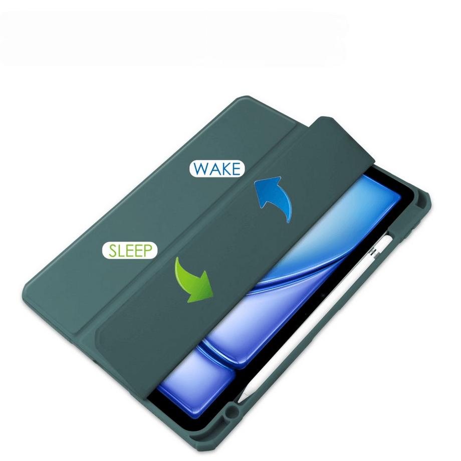 Cover-Discount  iPad Air 11 (M2 / M3) - Schützende Acryl Tablethülle mit erhöhtem Rand 