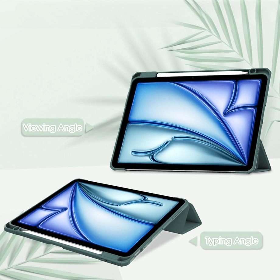 Cover-Discount  iPad Air 11 (M2 / M3) - Schützende Acryl Tablethülle mit erhöhtem Rand 