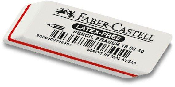 Faber-Castell FABER-CASTELL Radierer Latex-free 180840 weiss  