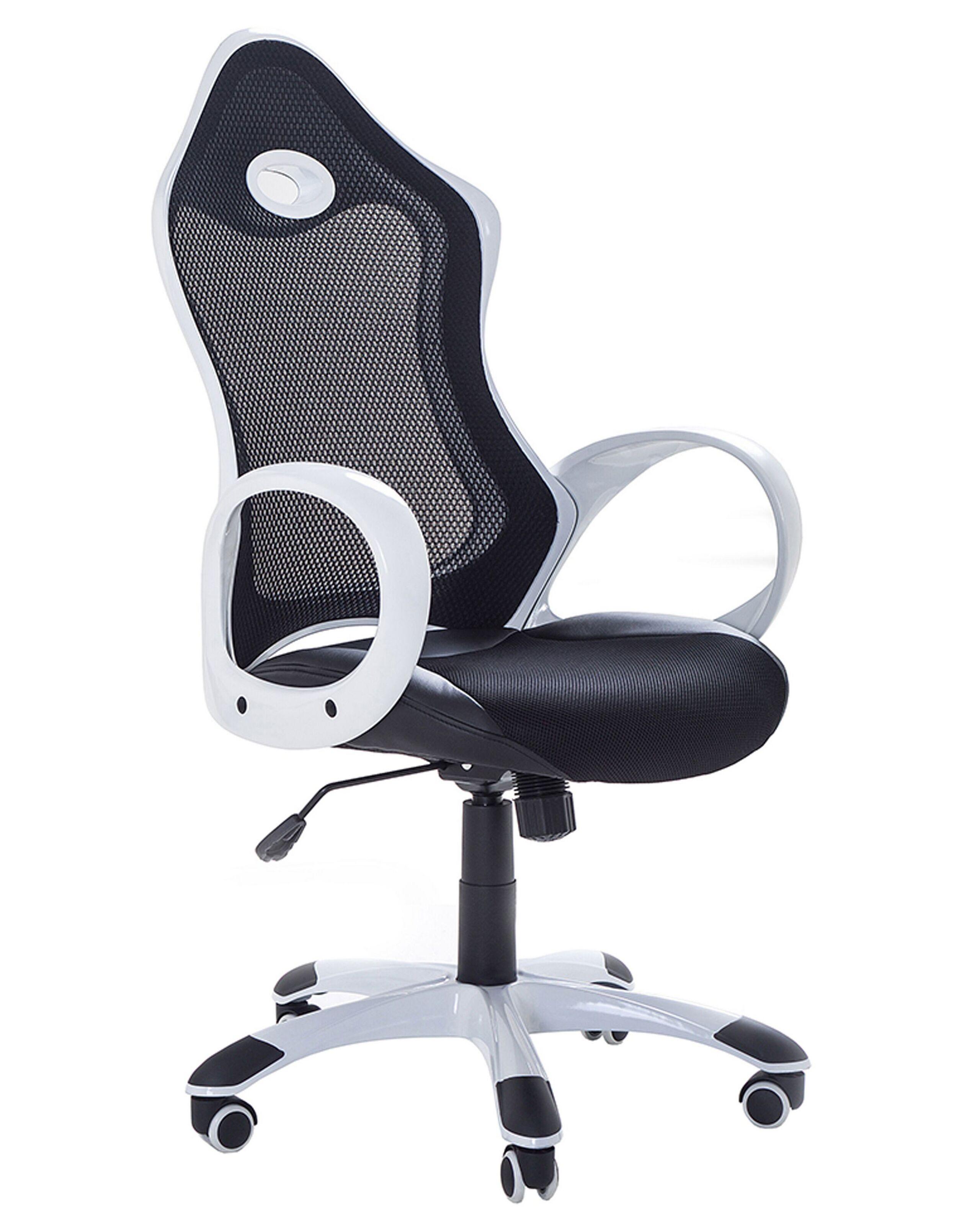 Beliani Chaise de bureau en Polyester Traditionnel iCHAIR  