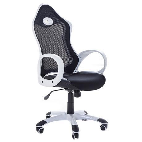 Beliani Chaise de bureau en Tissu maillé Rétro iCHAIR  