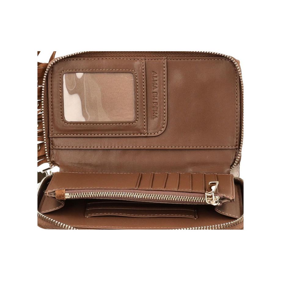 Alma En Pena Sac bandoulière frangé clouté  