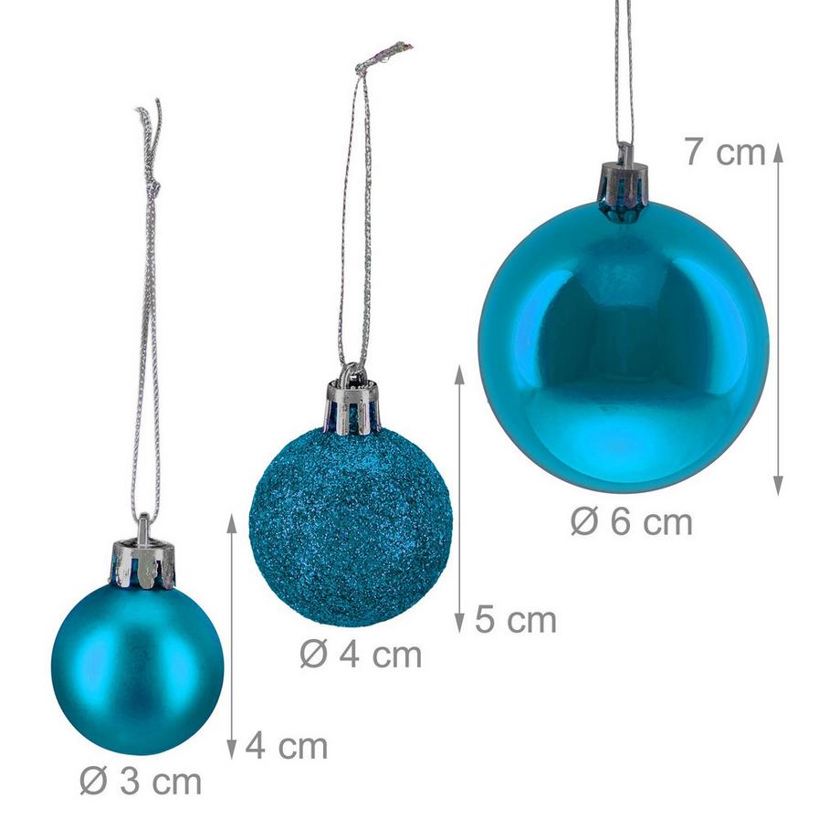 Northix Ensemble de boules de Noël, 138  