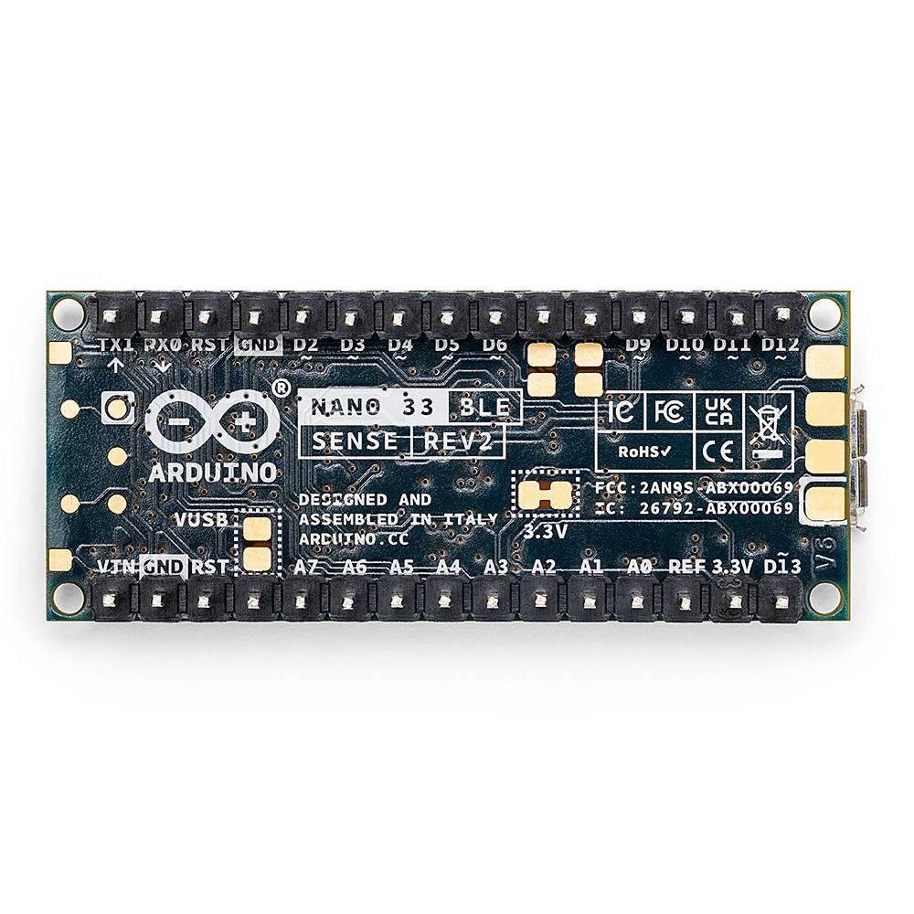 Arduino  Nano BLE Sense REV2 avec têtes 