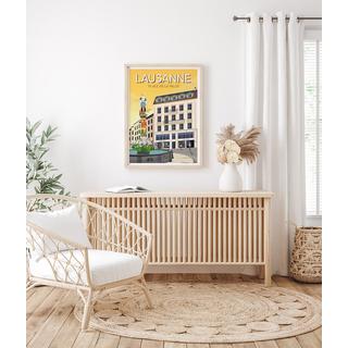 La-Jonx Lausanne - Place de la Palud - Poster  