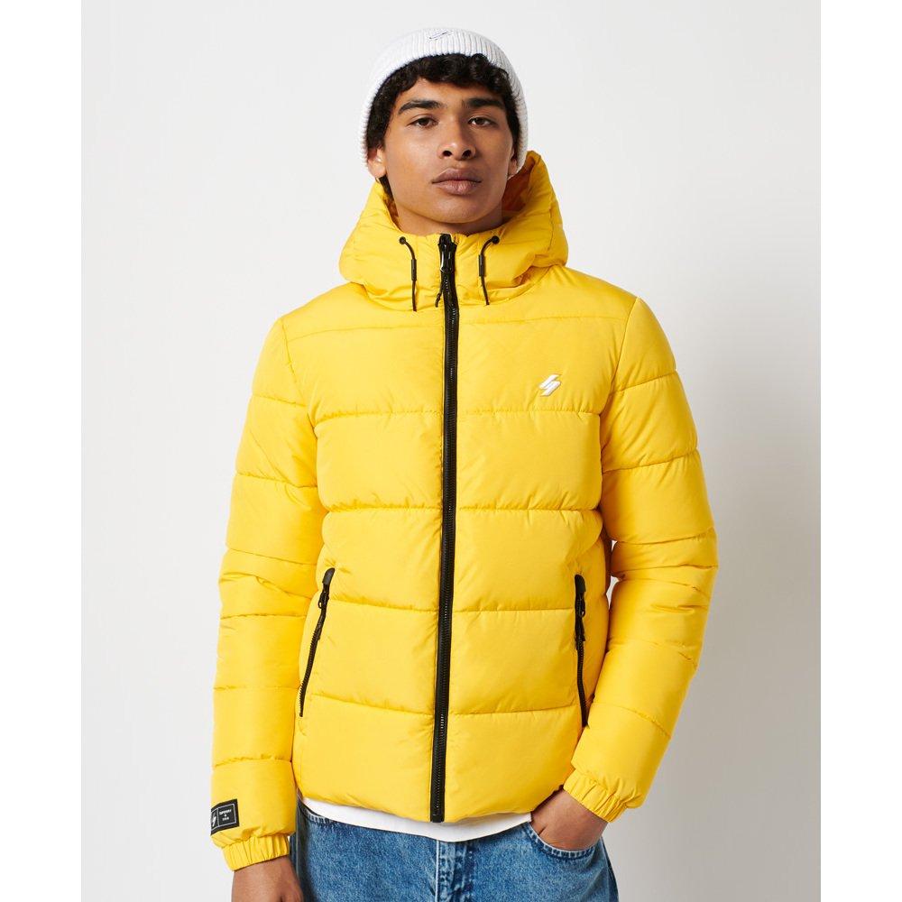 Superdry  daunenjacke mit kapuze 