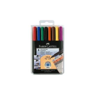 Faber-Castell FABER-CASTELL OHP MULTIMARK F 151304 4-farbig ass. permanent  