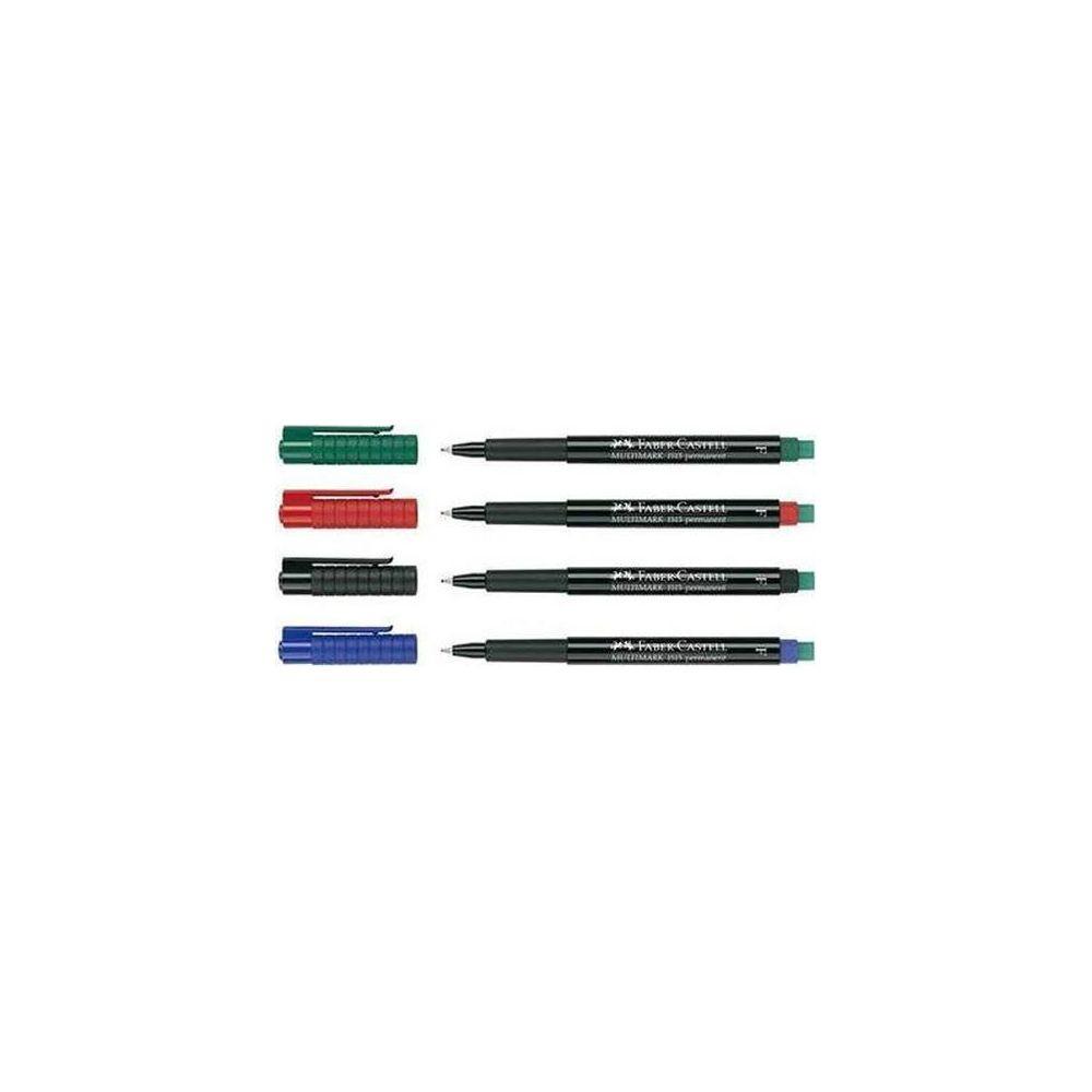 Faber-Castell FABER-CASTELL OHP MULTIMARK F 151304 4-farbig ass. permanent  