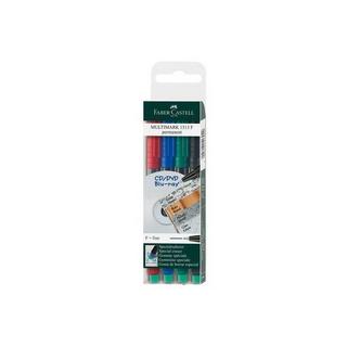 Faber-Castell FABER-CASTELL OHP MULTIMARK F 151304 4-farbig ass. permanent  