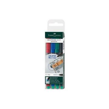 FABER-CASTELL OHP MULTIMARK F 151304 4-farbig ass. permanent