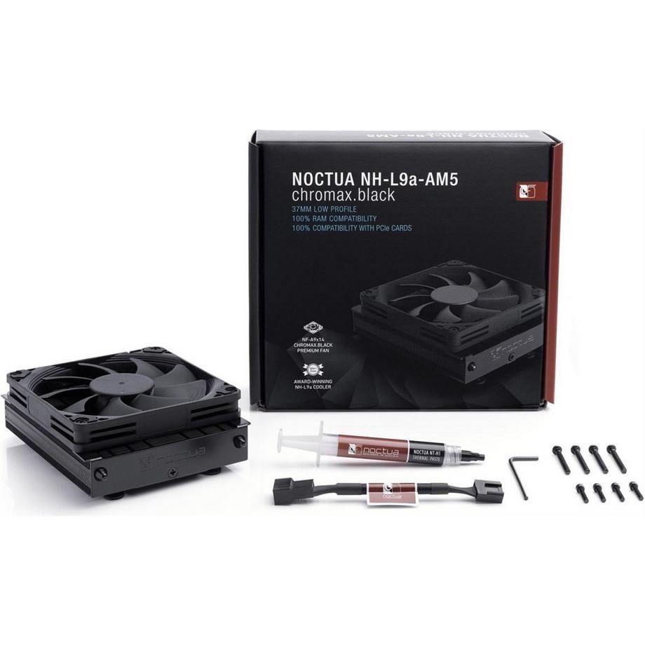 Noctua  NH-L9a-AM5 chromax.black Low Profile CPU-Kühler - 92mm 