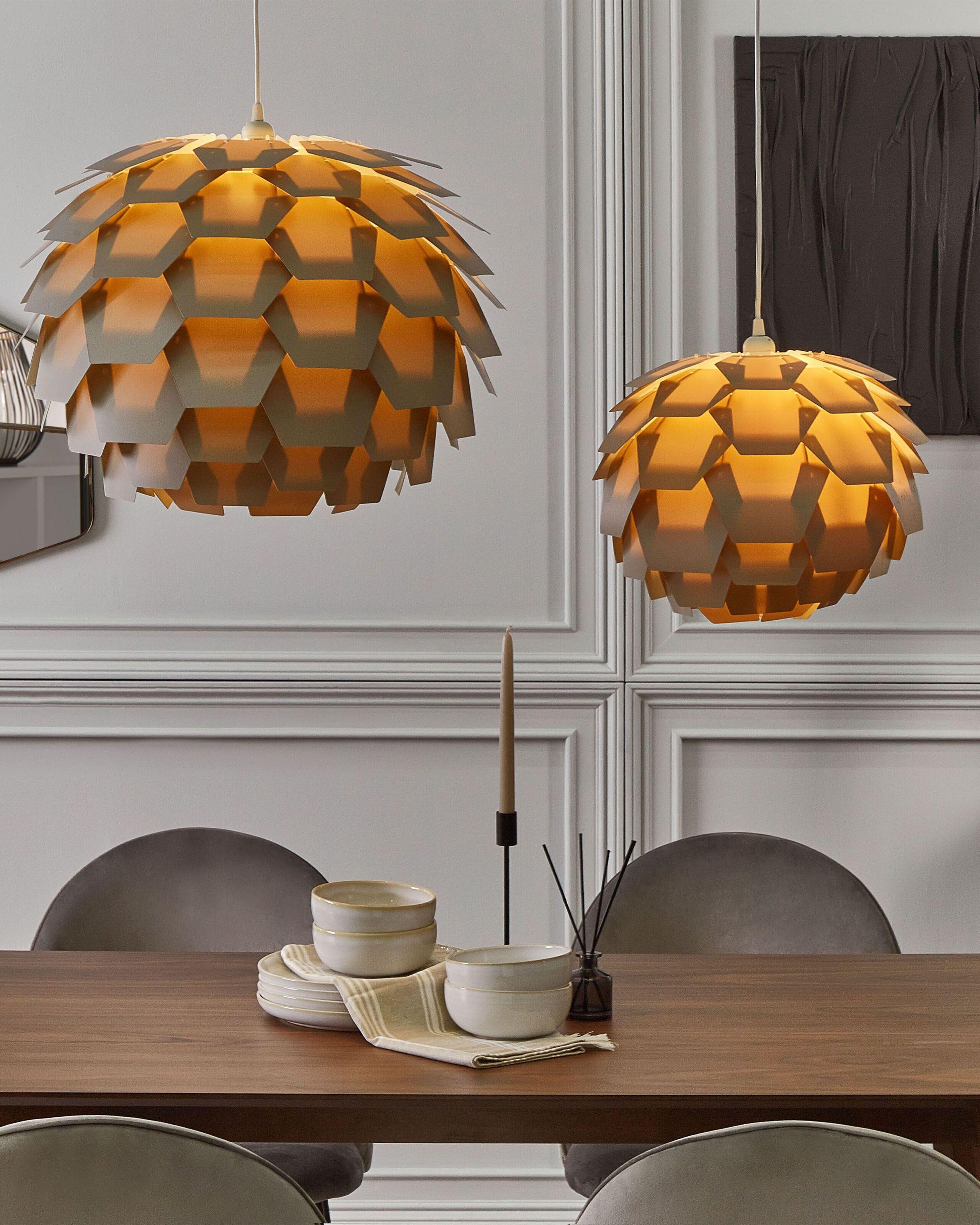 Beliani Lampe suspension en Matière synthétique Moderne SEGRE  