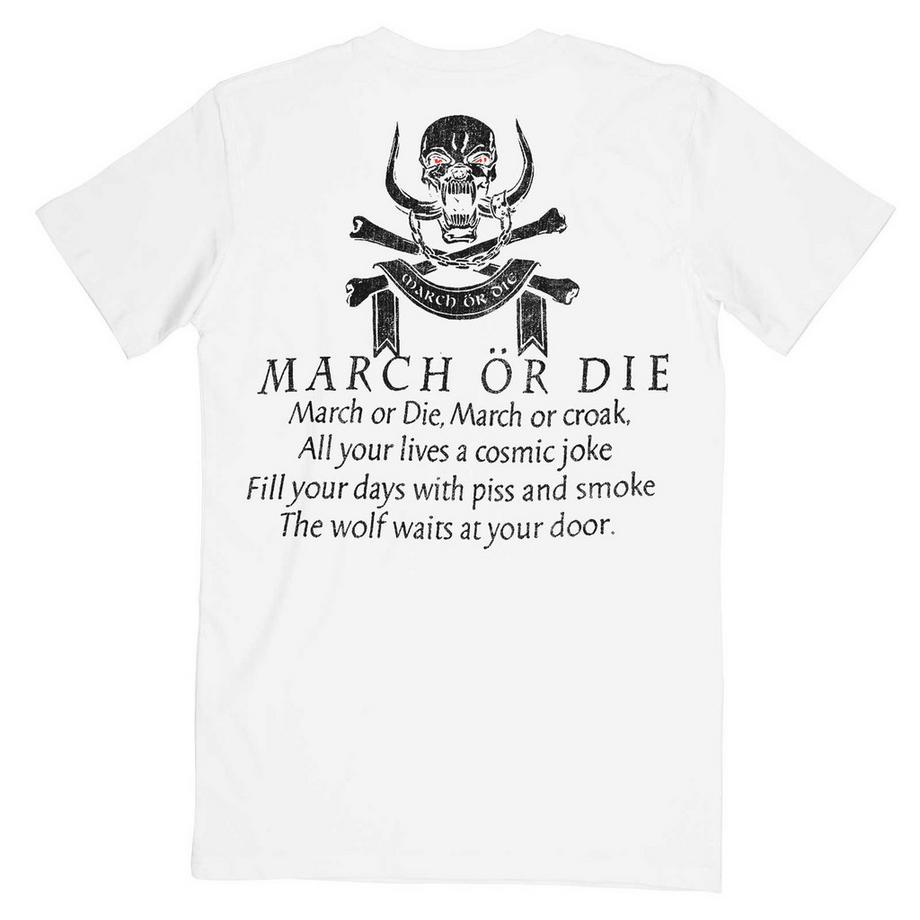 Motorheads Maglietta March Or Die  