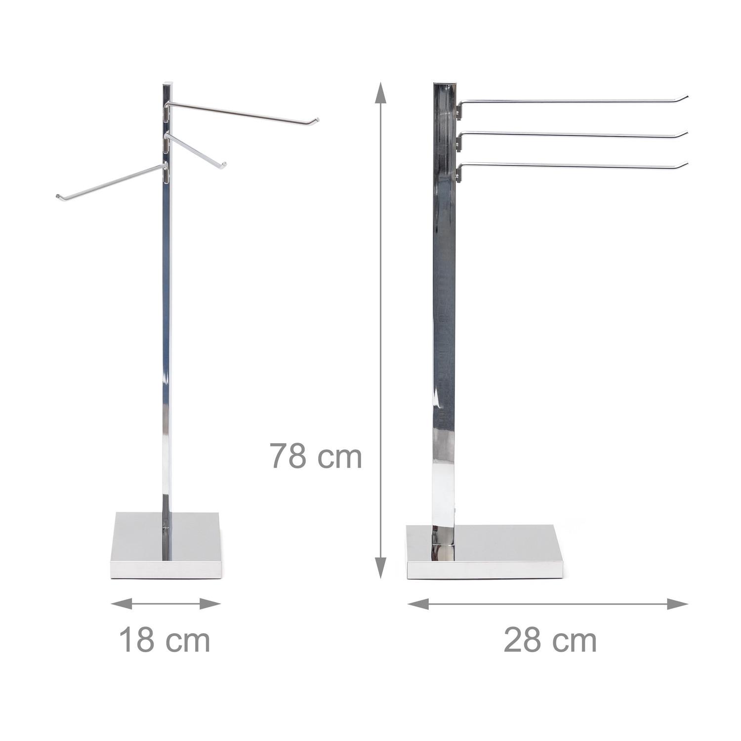 B2X Porta asciugamani in cromo  
