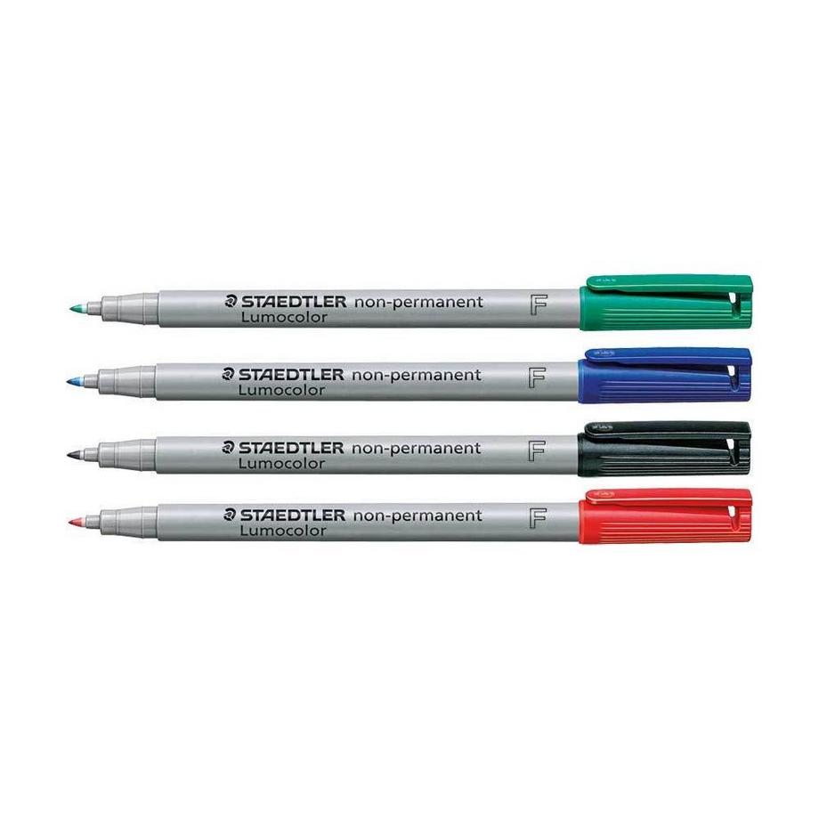 STAEDTLER STAEDTLER Lumocolor non-perm. F 316 WP4 4 Farben ass.  