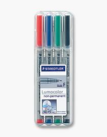 STAEDTLER STAEDTLER Lumocolor non-perm. F 316 WP4 4 Farben ass.  