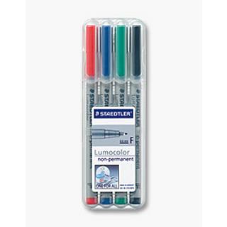 STAEDTLER STAEDTLER Lumocolor non-perm. F 316 WP4 4 Farben ass.  