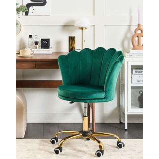 Beliani Chaise de bureau en Velours Glamour MONTICELLO  