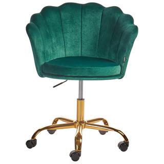 Beliani Chaise de bureau en Velours Glamour MONTICELLO  
