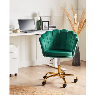 Beliani Chaise de bureau en Velours Glamour MONTICELLO  