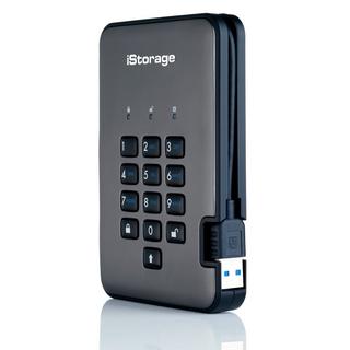 iStorage  DiskAshur PRO2 256-bit 256GB USB 3.2 FIPS Level 3 certified, secure encrypted solid-state drive IS-DAP2-256-SSD-256-C-X 