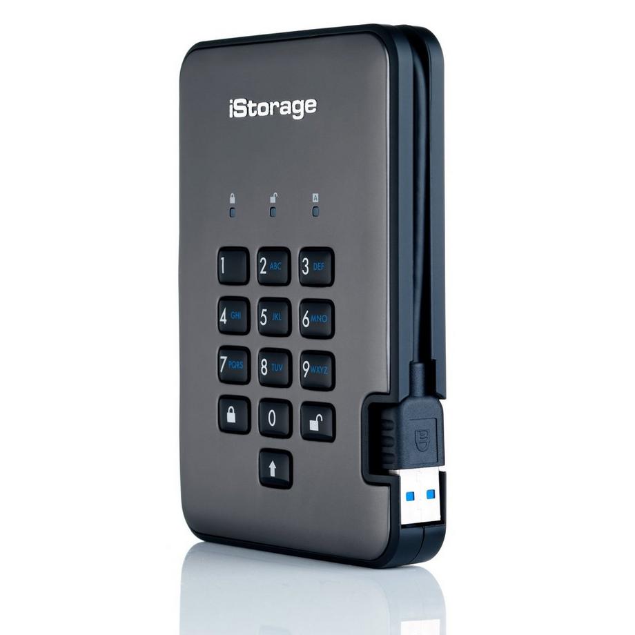 iStorage  DiskAshur PRO2 2 TB USB tipo A 3.2 Gen 1 (3.1 Gen 1) Nero 