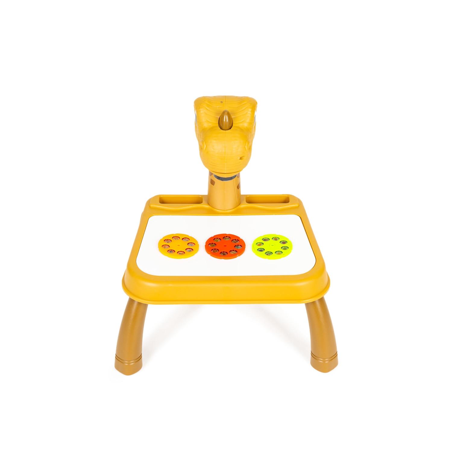 Pricenet  Dinosaurier-Zeichenbrettprojektor, 12 Marker, 24 Muster 