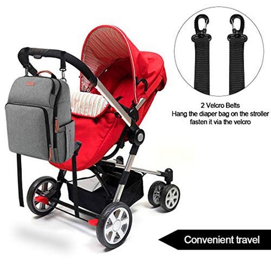 Only-bags.store Multifunktionaler Wickelrucksack Grosse Kapazität Baby Tasche  