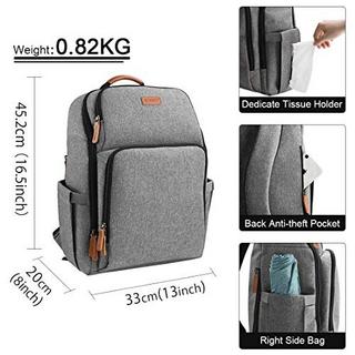 Only-bags.store Wickeltasche Multifunktional Große Kapazität Baby Tasche Travel Backpack  