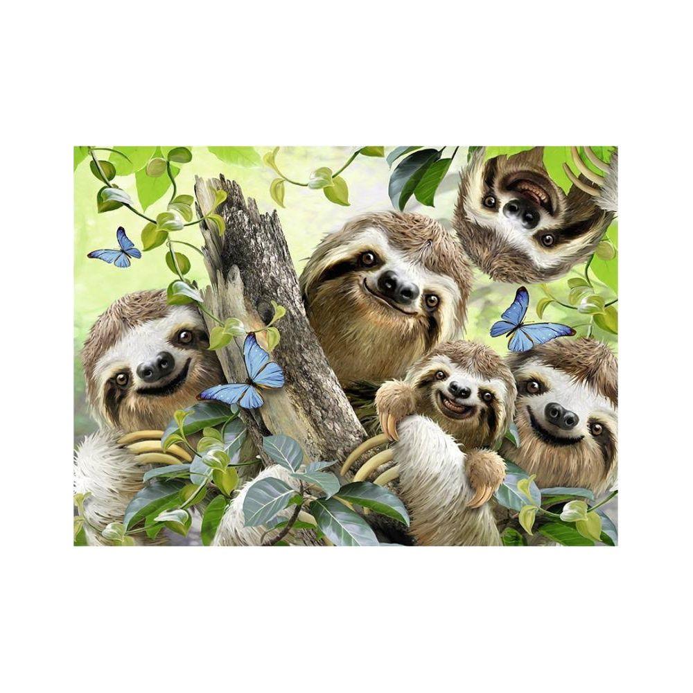 Ravensburger  Puzzle Faultier Selfie (500Teile) 