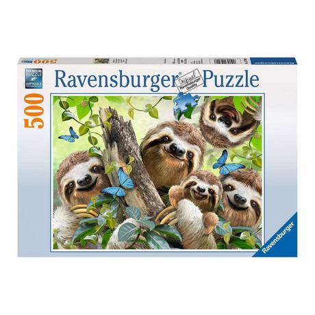 Ravensburger  Puzzle Faultier Selfie (500Teile) 