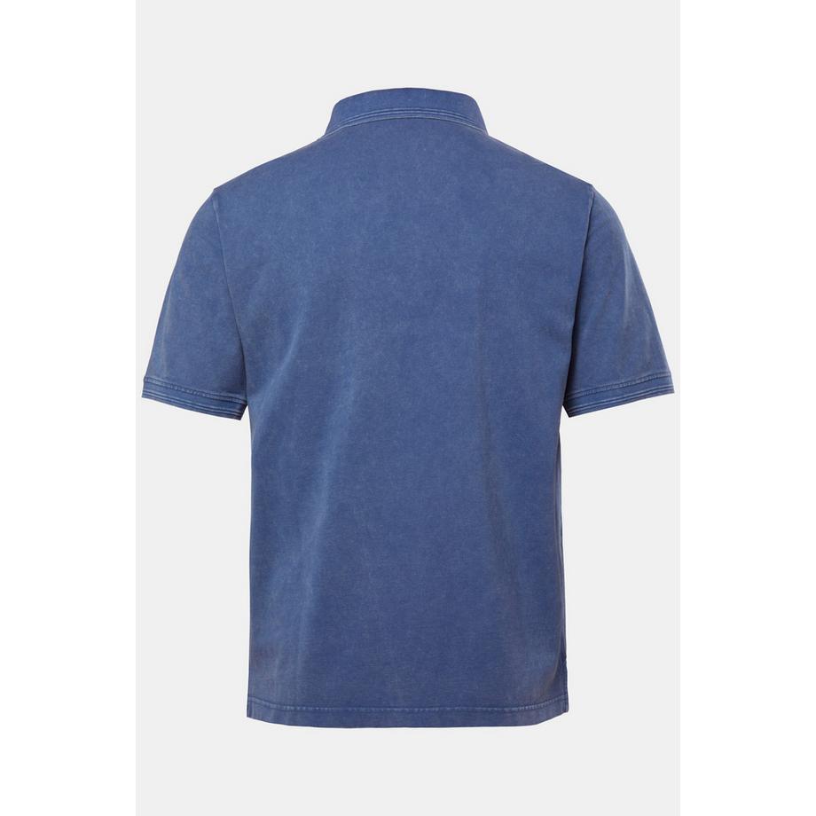 JP1880 Polo Piqué Manches Courtes avec Imprimé Col  