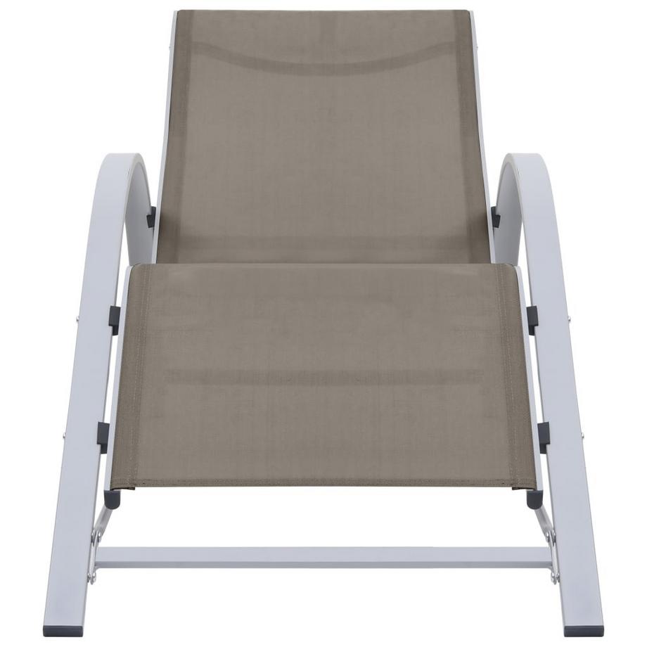 VidaXL Chaise longue tissu  